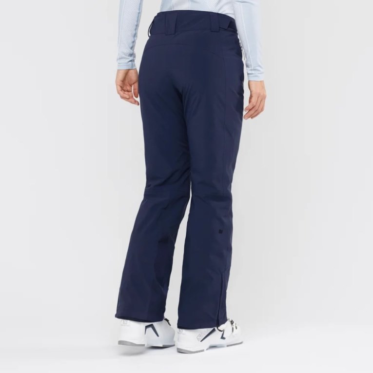 Navy Salomon The Brilliant Women's Ski Pants | PH 58761F